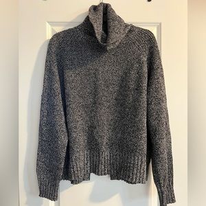 NWT Madewell turtleneck cross back sweater sz L